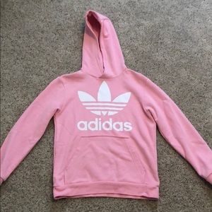 Pink adidas sweatshirt